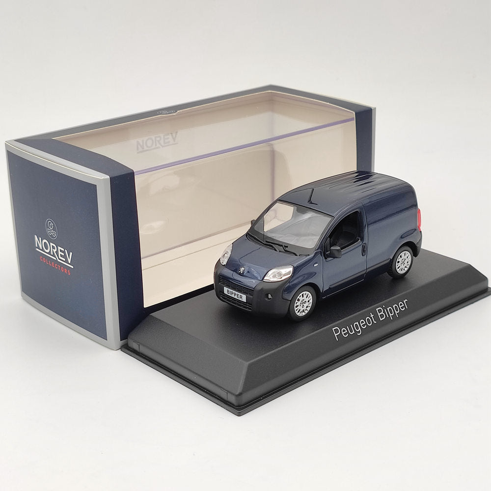 1/43 Scale Norev Peugeot Bipper Van Blue Diecast Model Car - Collectible Miniature Vehicle for Christmas Gifts, Display & Toy Car Enthusiasts - Perfect for Home Decor, Office Display and Model Car Collections