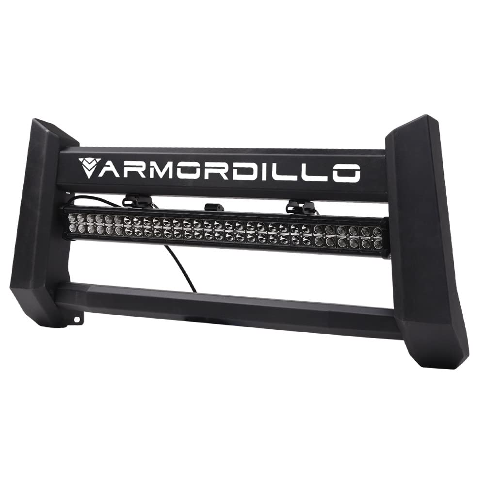 Compatible with 2015-2022 Ford F150 Steel Bumper Bull Bar Push Guard with 32