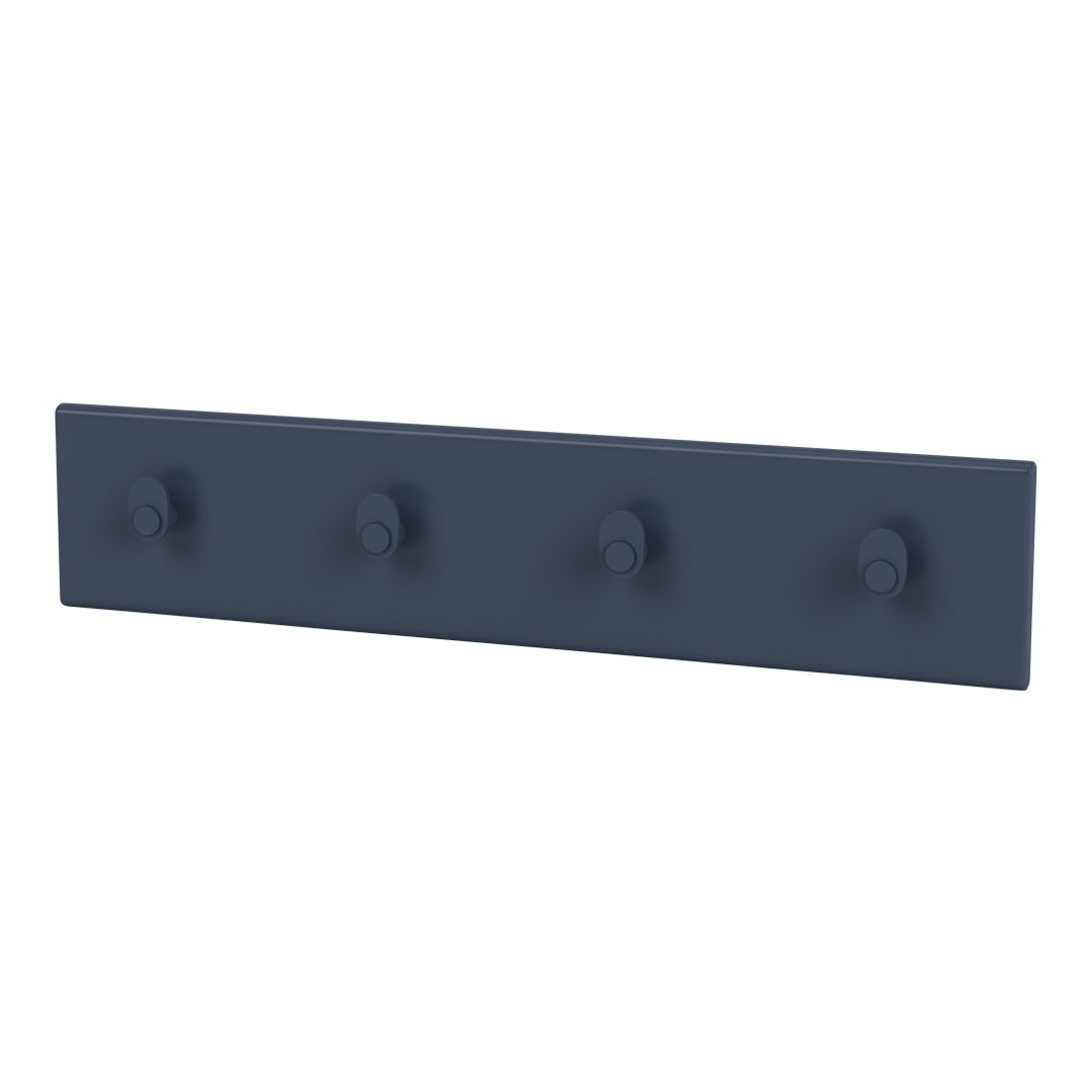 Wall Mounted Coat Rack with 4 Hooks - Space Saving Entryway Organizer for Hats, Scarves, Bags & Jackets - Perfect for Hallway, Bedroom or Closet Storage