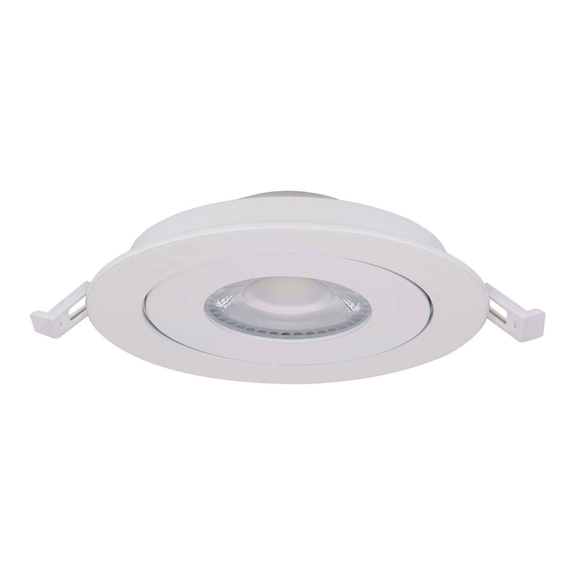 4 Inch Round Gimbal Downlight with Remote Driver - 750 Lumens, 5 Color Temperatures (2700K-6500K) - Recessed Ceiling Light for Living Room, Bedroom, Kitchen & Office