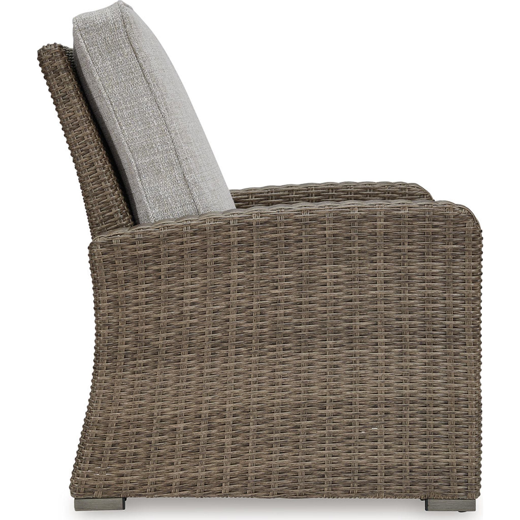 Beachcroft Outdoor Recliner Chair - Adjustable Folding Lounge Chair with Cup Holder, Padded Cushion & Weather-Resistant Fabric - Perfect for Patio, Poolside, Beach & Backyard Relaxation