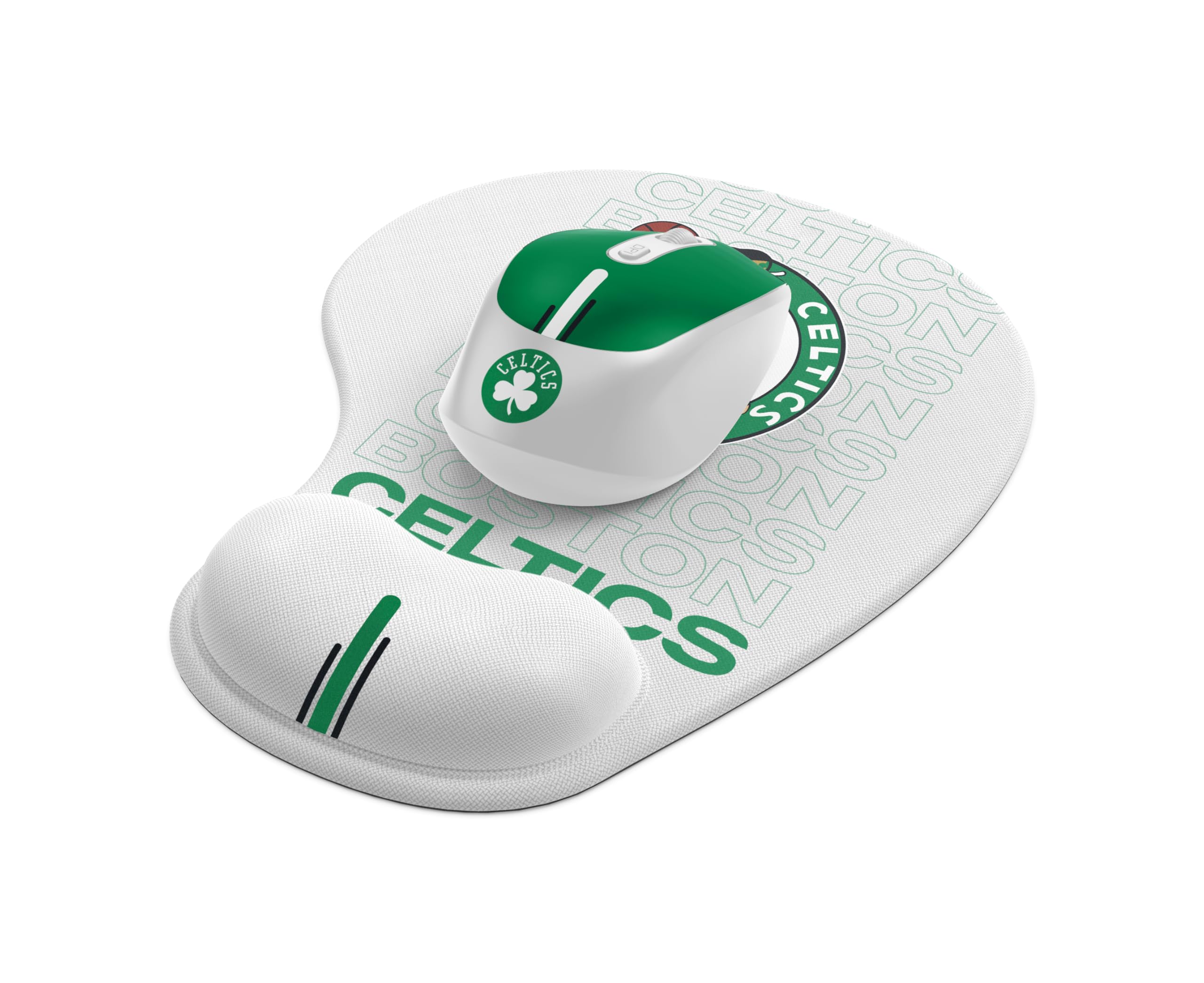 SOAR NBA Wireless Mouse with Gaming Mouse Pad - Ergonomic Design for PC, Laptop, Mac - Perfect for Gaming, Office Work & Home Use