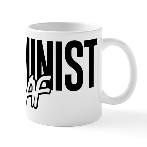 White - Feminist AF Mug