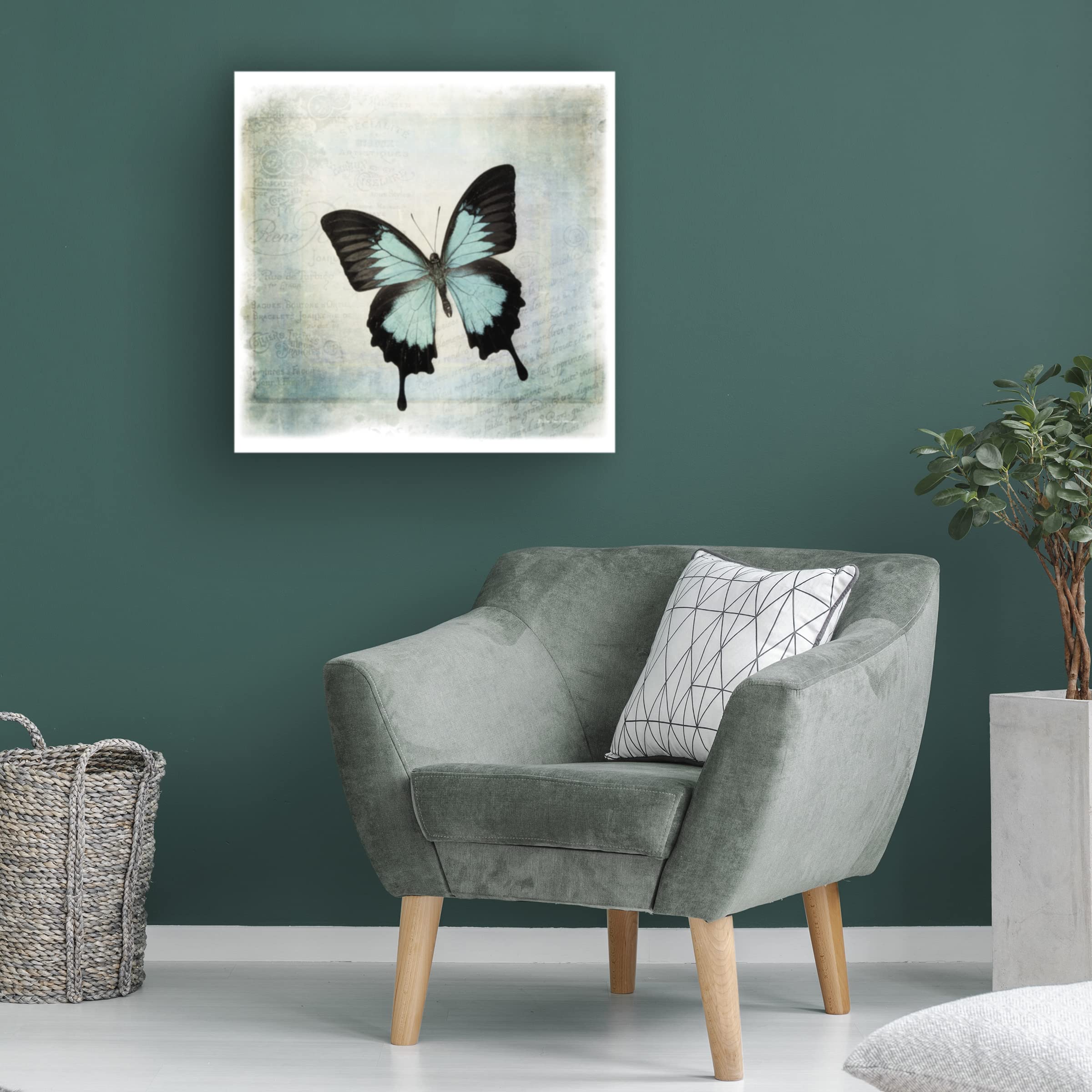 Trademark Fine Art 'At the Beach' Canvas Wall Art by Jim Dratfield - Coastal Decor for Living Room, Bedroom & Office