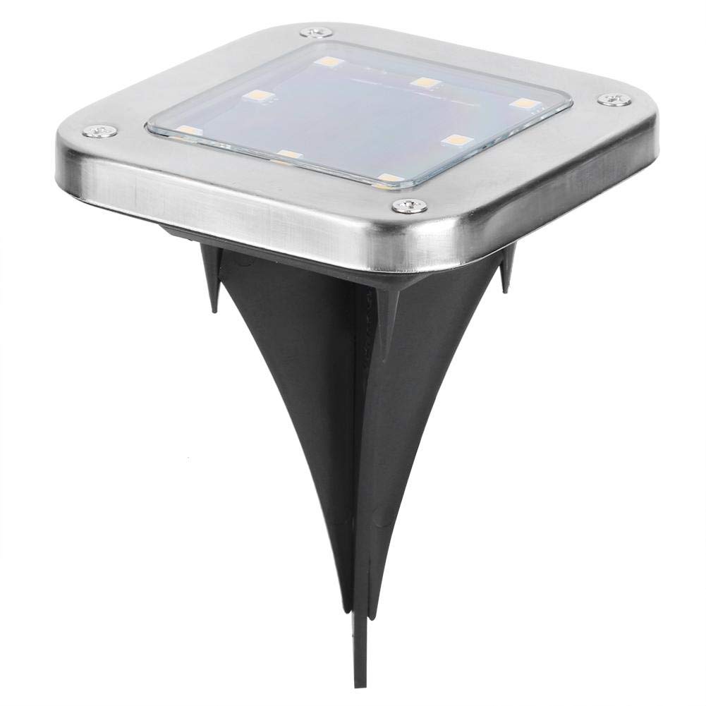 Yosoo 4 Pack Solar Ground Lights - 8 LED Waterproof Buried Solar Lights for Outdoor Pathway, Garden, Backyard, Park | Weatherproof Landscape Lighting for Walkways, Driveways & Decorative Illumination