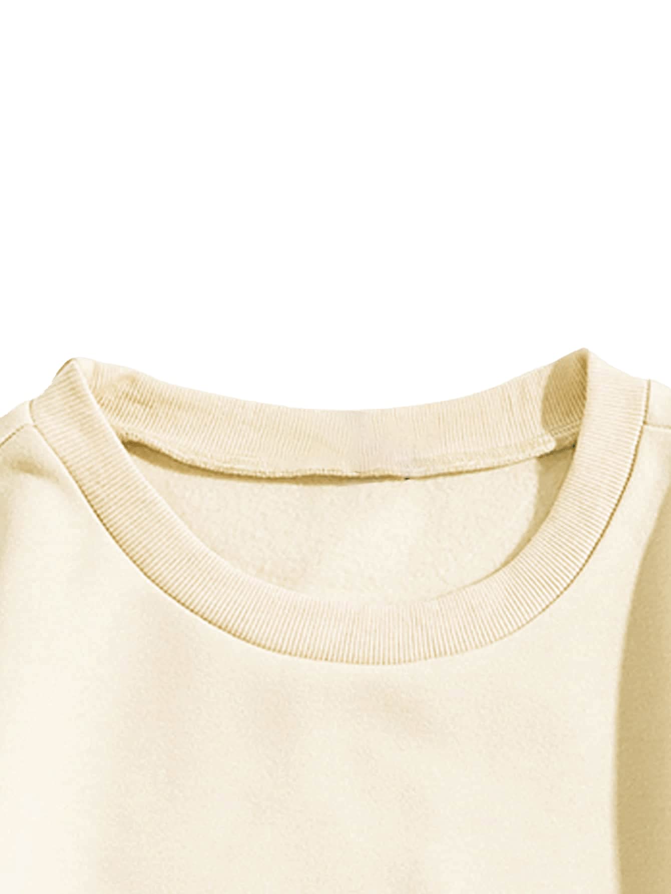 SweatyRocks Women's Casual Long Sleeve Sweatshirt - Soft Round Neck Pullover Top for Everyday Wear | Perfect for Fall, Winter & Layering Outfits