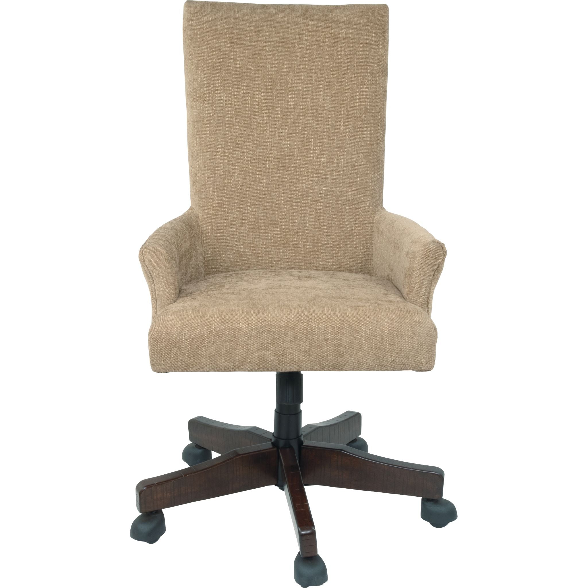 Baldridge Ergonomic Office Chair - Light Brown Leather Executive Desk Chair for Home & Office Comfort - Perfect for Long Work Hours & Gaming Sessions