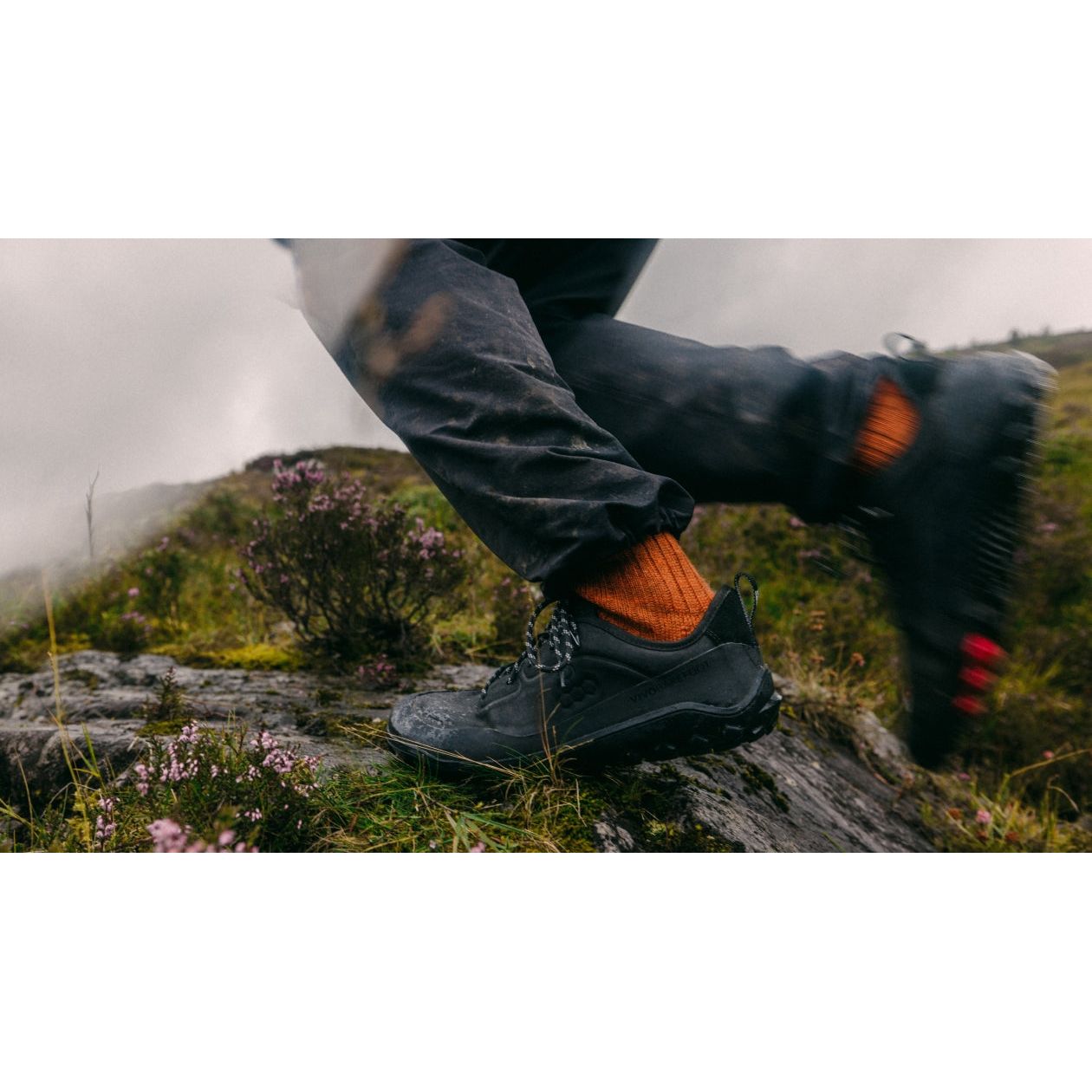 Vivobarefoot Men's Tracker Leather AT Low - Waterproof Barefoot Hiking Boots for Men | Lightweight & Durable Outdoor Adventure Shoes for Trail Running, Camping & Backpacking