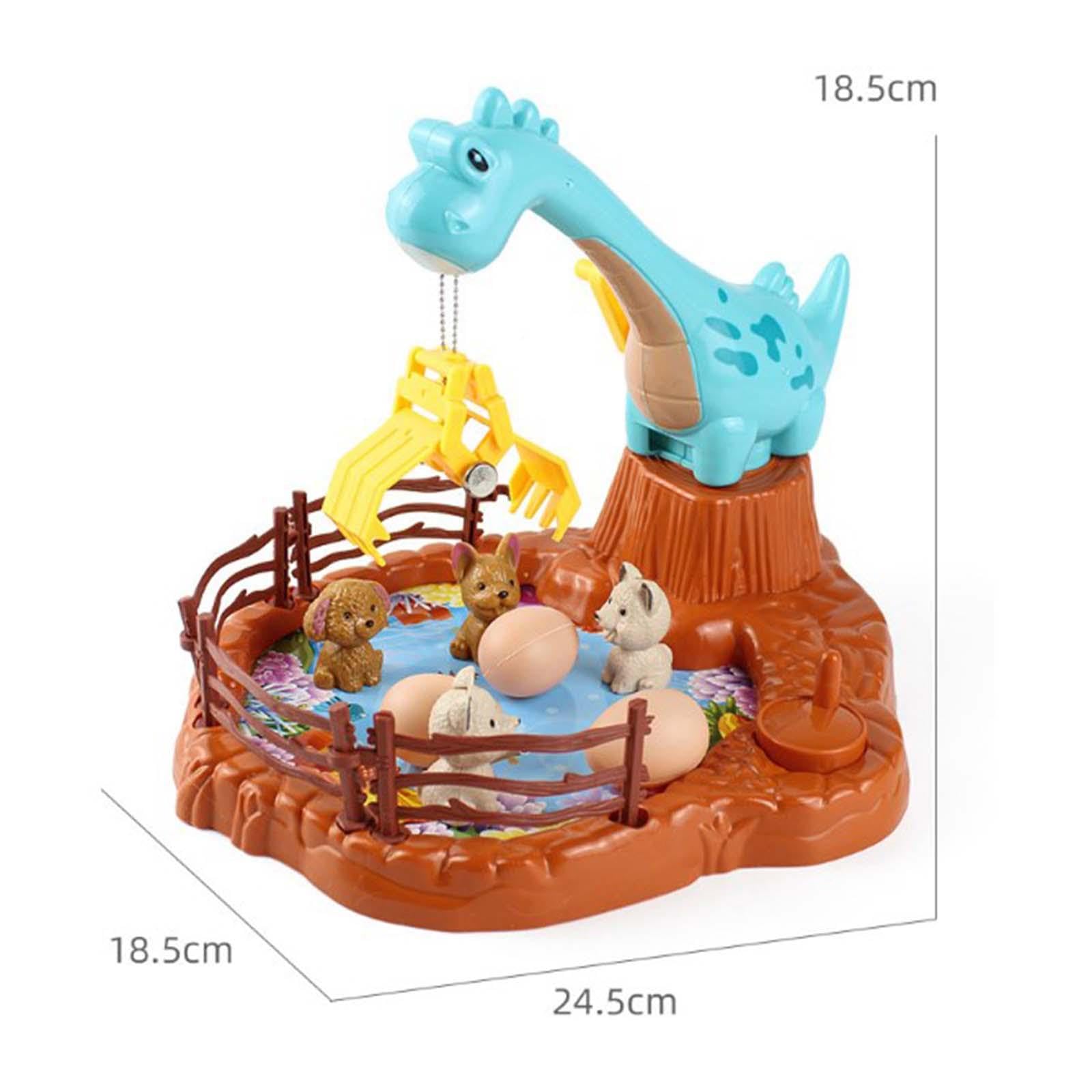 Kowaku Mini Dinosaur Claw Machine Toy - Fun Prize Dispenser & Mini Crane Game for Kids Ages 3-5 | Perfect for Birthday Gifts, Arcade-Themed Parties & Early Learning Activities