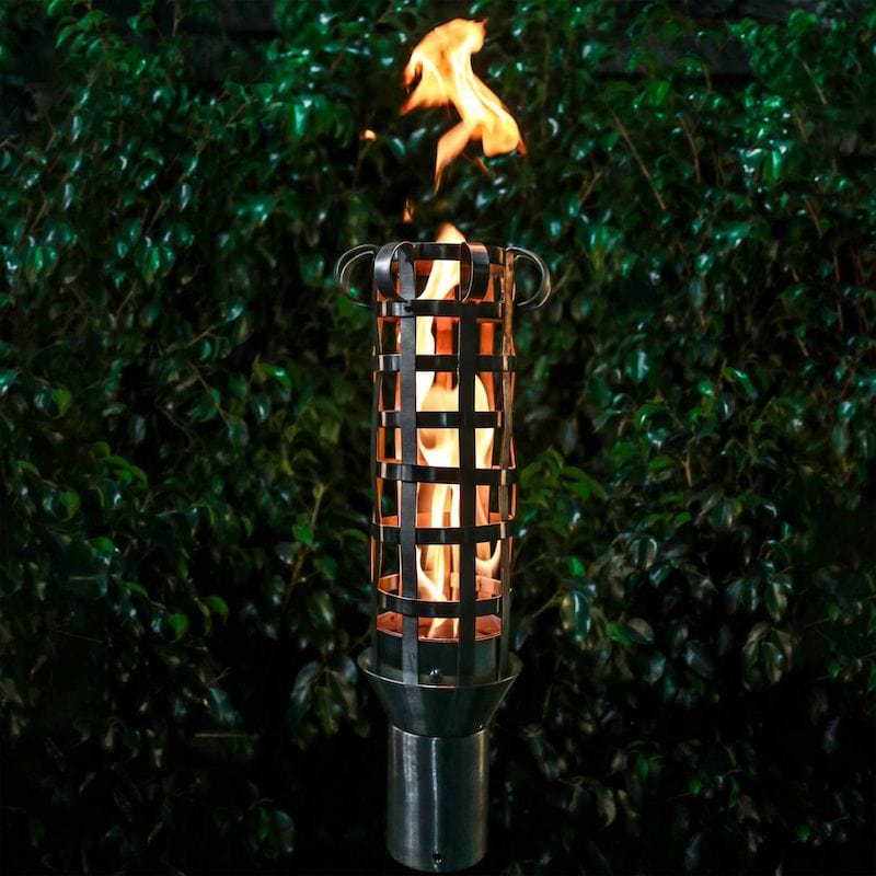Fire Torch Woven - Outdoor Camping & Backyard Party Decoration - Waterproof & Windproof for Patio, Garden, and Beach Gatherings