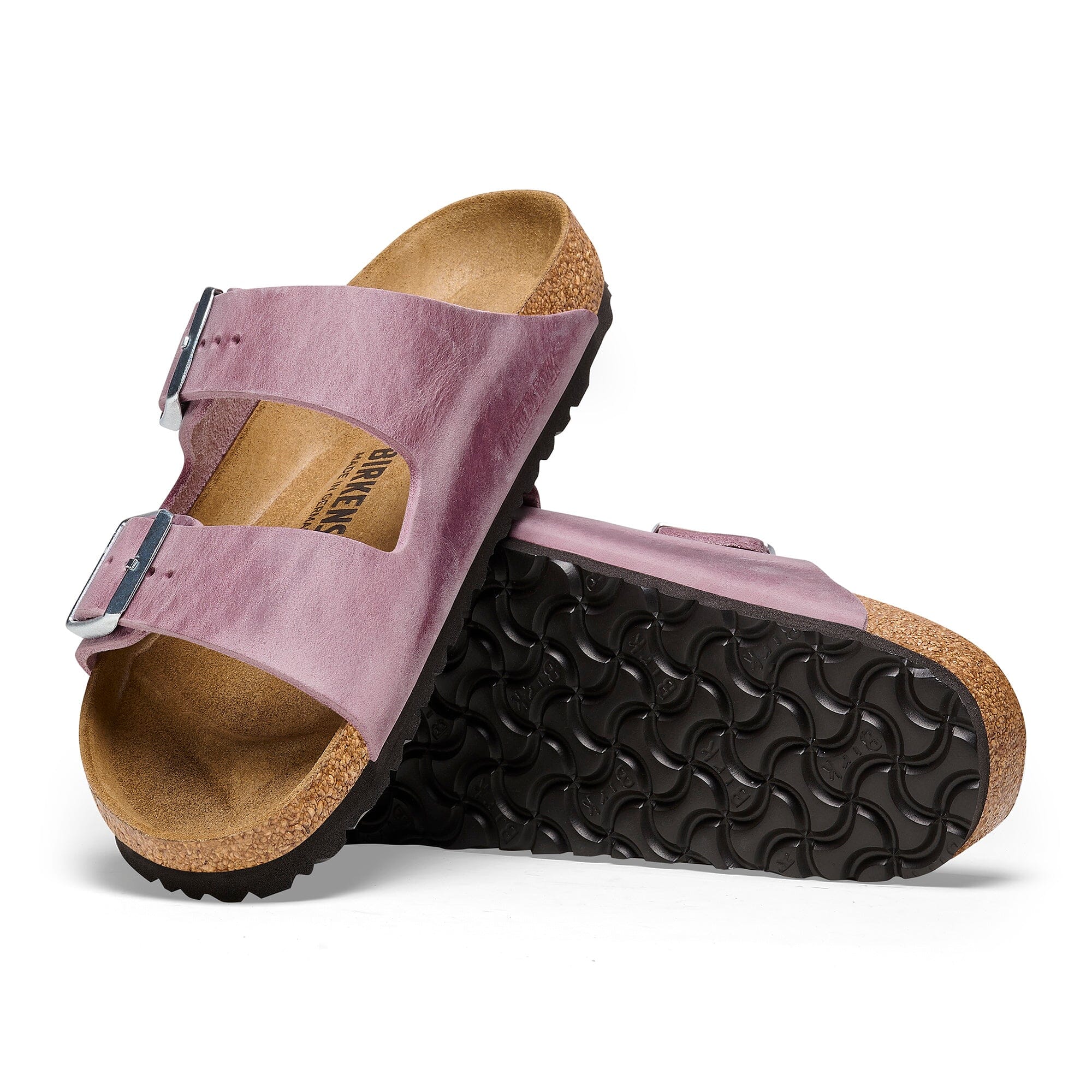 Birkenstock Arizona Sandals - Soft Lavender Oiled Leather Unisex Comfort Footwear | Perfect for Casual Wear, Walking & Outdoor Activities