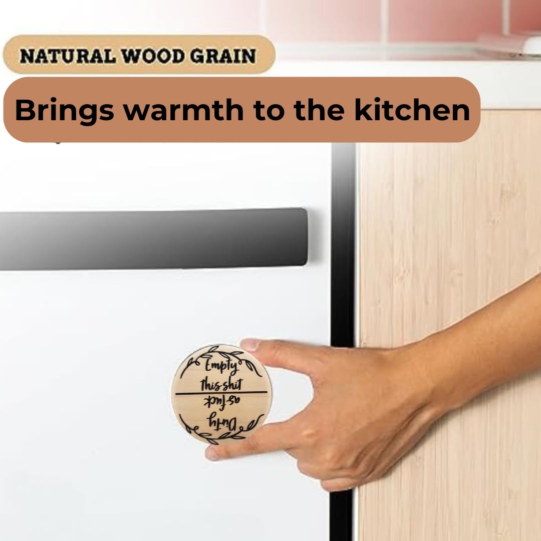 Funny Dishwasher Magnet Clean Dirty Sign - Kitchen Organization & Storage Essential - First Apartment & New Home Must Have - Farmhouse Kitchen Decor - Perfect for Apartments, Dorms & Housewarming Gifts