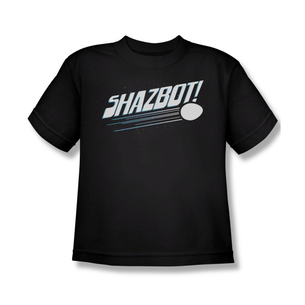Mork & Mindy Youth Shazbot Egg Black T-Shirt | Vintage TV Show Merchandise | Perfect for Cosplay, Fan Gifts & Retro Fashion