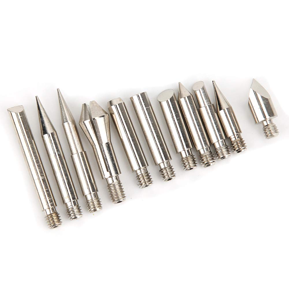 28PCS Soldering Iron Tip Kit - Conical, Bevel, Lead-Free Tips for Soldering Stations & Wood Carving Tools | Perfect for DIY Electronics Repair, Circuit Board Work & Wood Embossing Projects