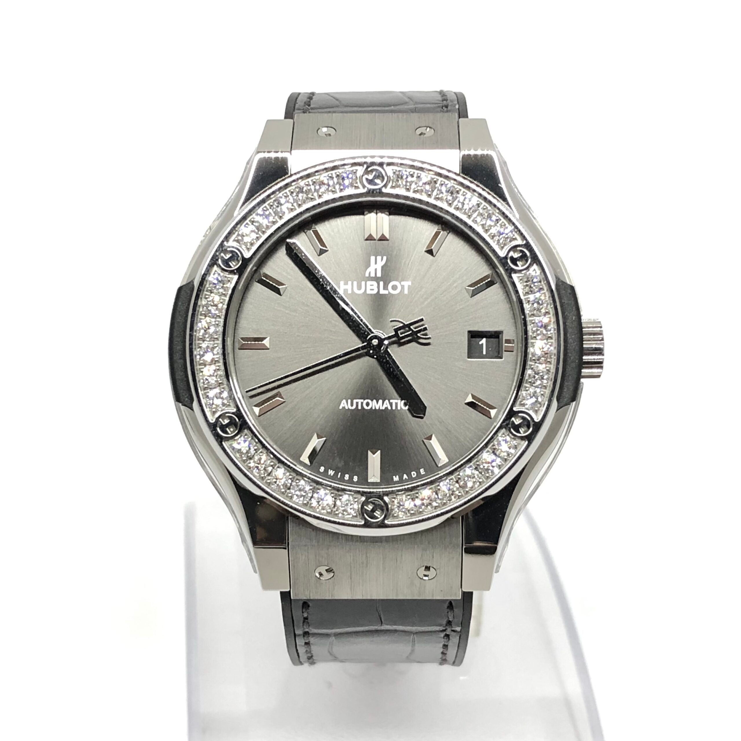 Hublot Classic Fusion Titanium Grey Automatic Men's Watch - Luxury Swiss Timepiece for Business & Formal Occasions