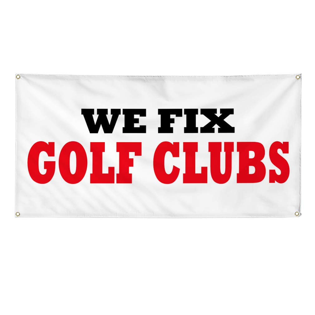 Premium Vinyl Banner - Weatherproof, Durable for Outdoor & Industrial Use - Multiple Sizes (36x72 Inches) - Ideal for Business Signs, Yard Displays & Golf Club Fixing - 6 Rustproof Grommets - Perfect for Advertising, Events & Construction Sites