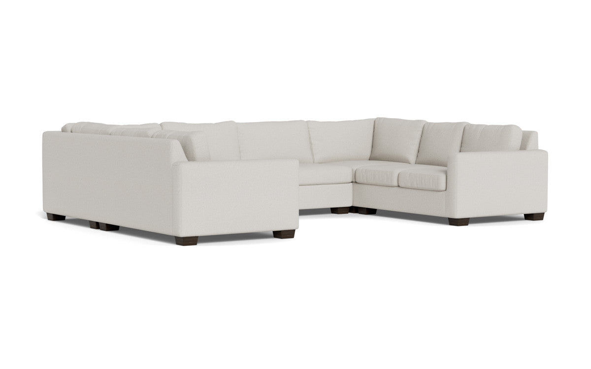 Track 141 Corner Sleeper Sofa U Sectional - Modern L-Shaped Convertible Couch Bed with Storage | Perfect for Small Spaces, Apartments & Guest Rooms