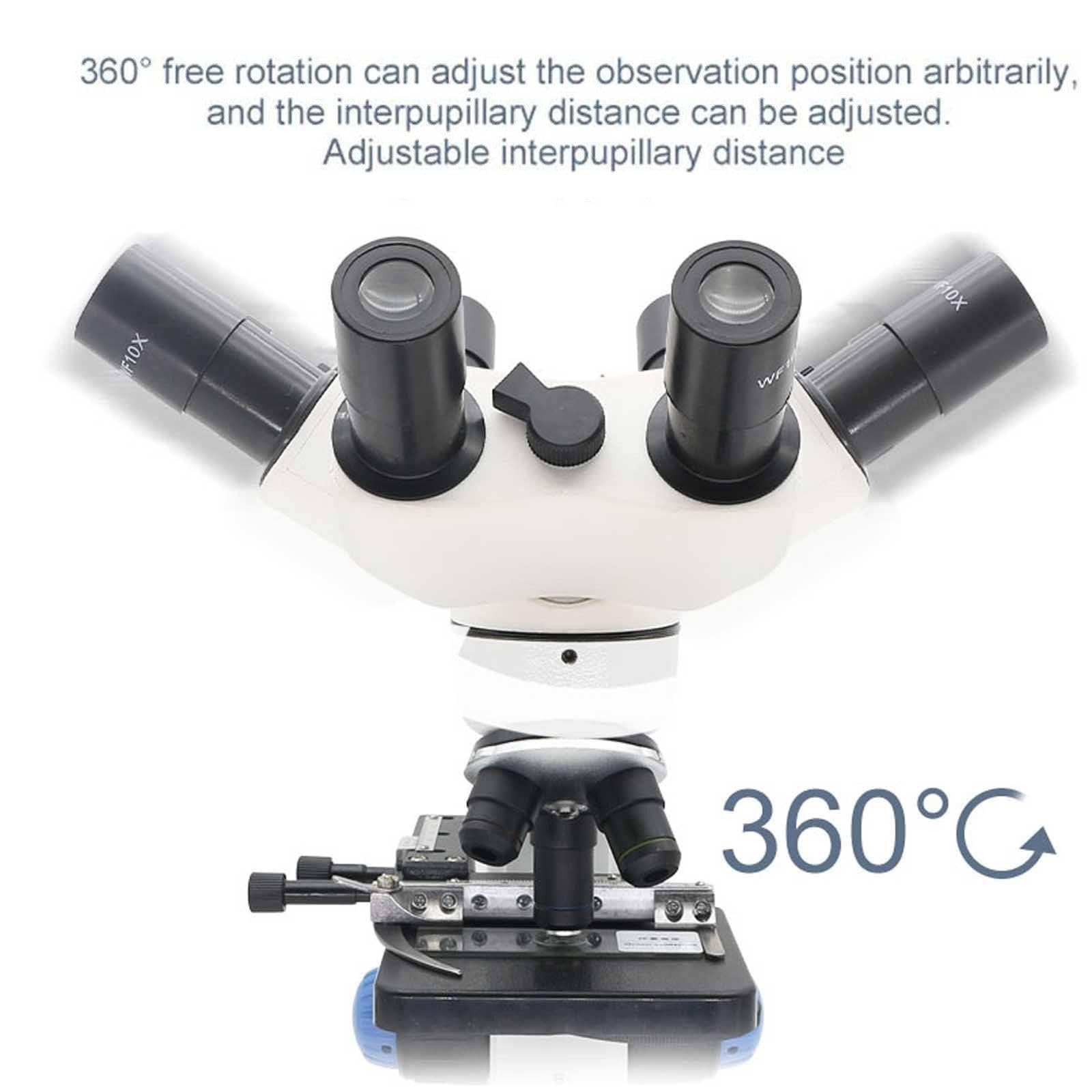 **Professional 30000x-70000x Portable Compound Trinocular Microscope Kit for Adults & Students – Includes E-Eyepiece, Storage Bag & Phone Stand – Perfect for Lab Research, Science Education & Home Learning (50000X Magnification)**    *(Ideal for Biology Studies, Classroom Experiments, Hobbyists & STEM Enthusiasts – Great Gift for Boys & Girls!)*
