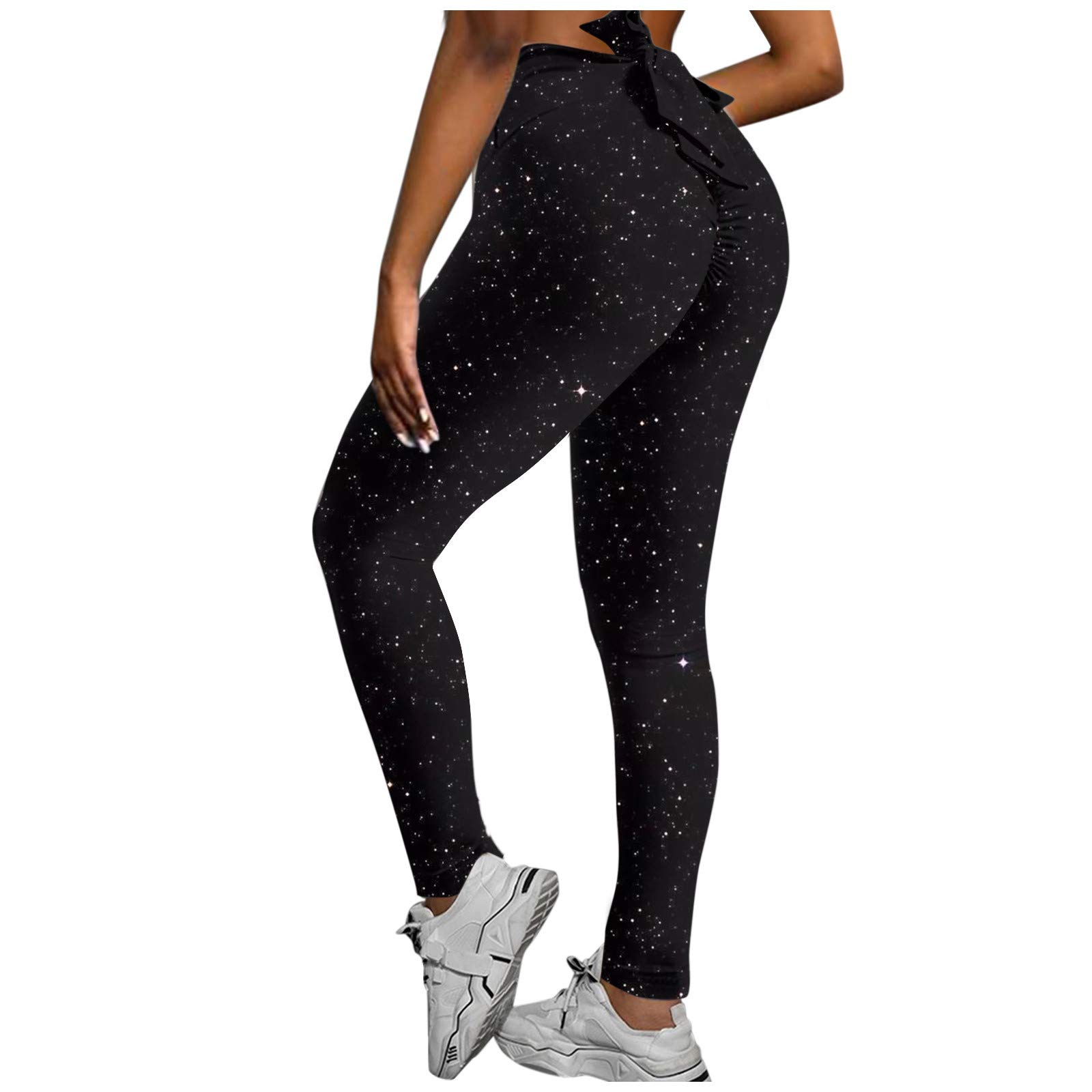 High Waist Stretchy Yoga Pants for Women - Printed Fitness Leggings with Breathable Fabric - Perfect for Yoga, Gym Workouts & Running