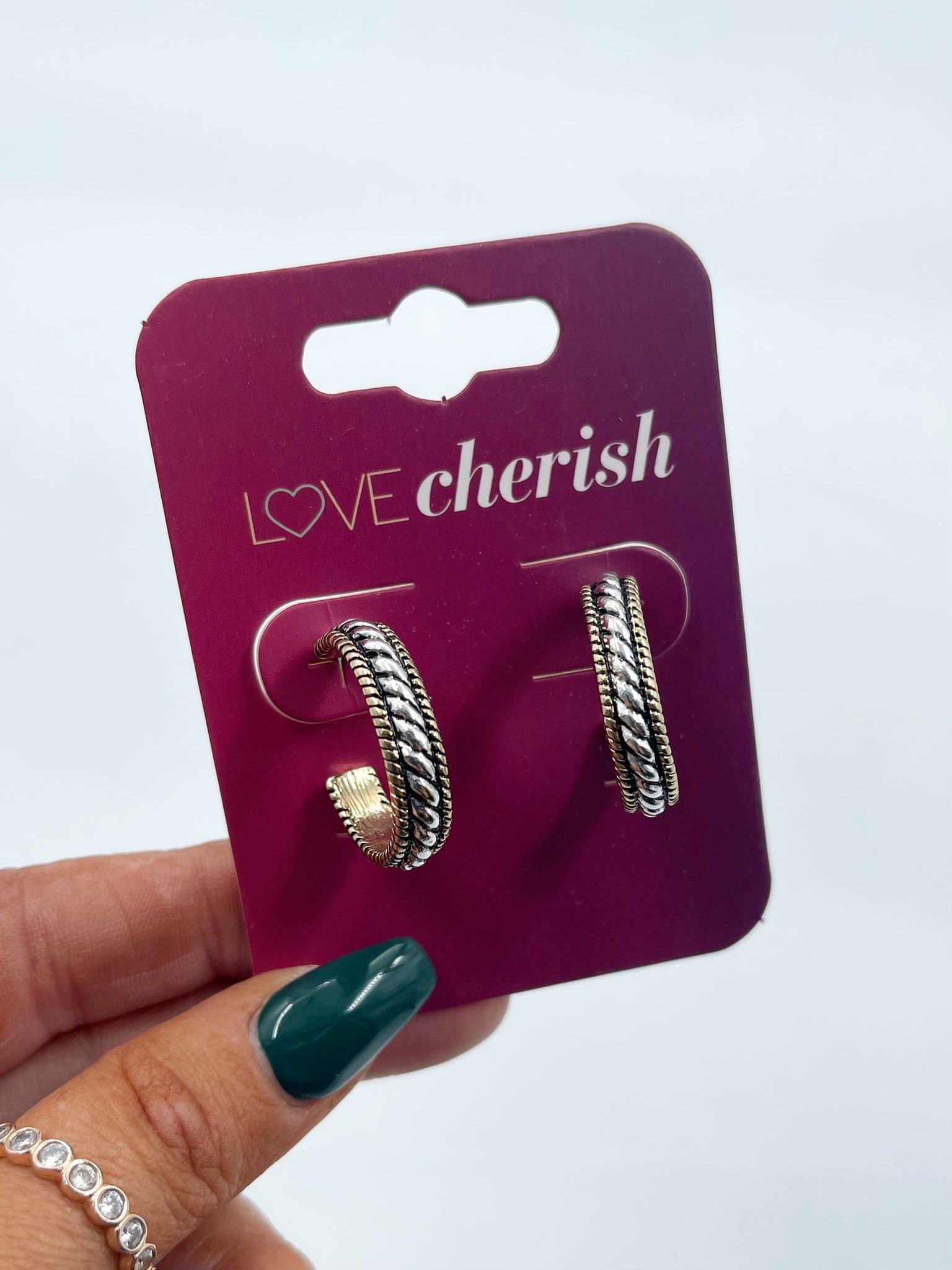 22mm Gold & Silver Hoop Earrings for Women - Classic Dangle Hoops for Everyday Wear & Special Occasions