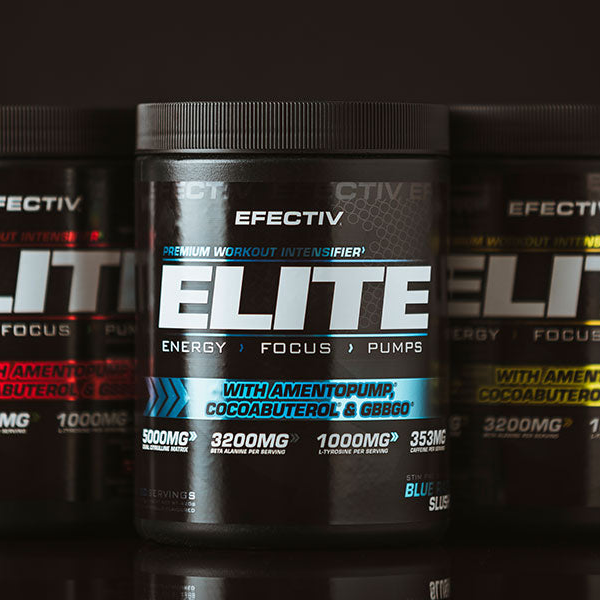 Efectiv Nutrition Elite Pre Workout Supplement - 420g Powder for Energy, Focus & Muscle Performance | Ideal for Gym, Bodybuilding & Fitness Training