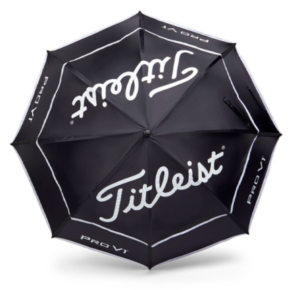 Titleist Tour Double Canopy Golf Umbrella - Windproof & UV Protection for Golfers, Outdoor Sports & Rainy Day Use
