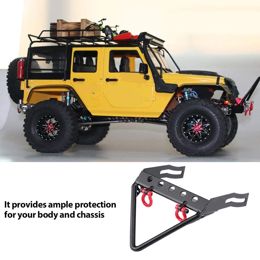 Steel Front Bumper for Axial SCX10 1/10 RC Crawler Car - Heavy Duty Off-Road Protection | Perfect for Rock Crawling & Trail Adventures