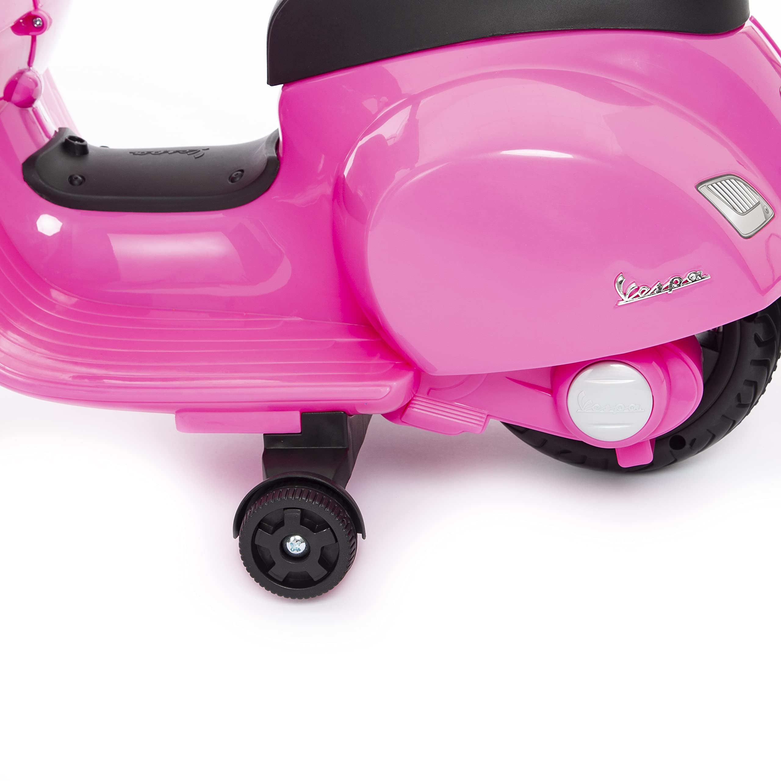 Official Licensed Piaggio Mini Vespa Kids Electric Scooter - 6V Pink Ride-On Toy with LED Lights & Fun Sounds | Perfect Gift for Toddlers Birthday & Outdoor Play