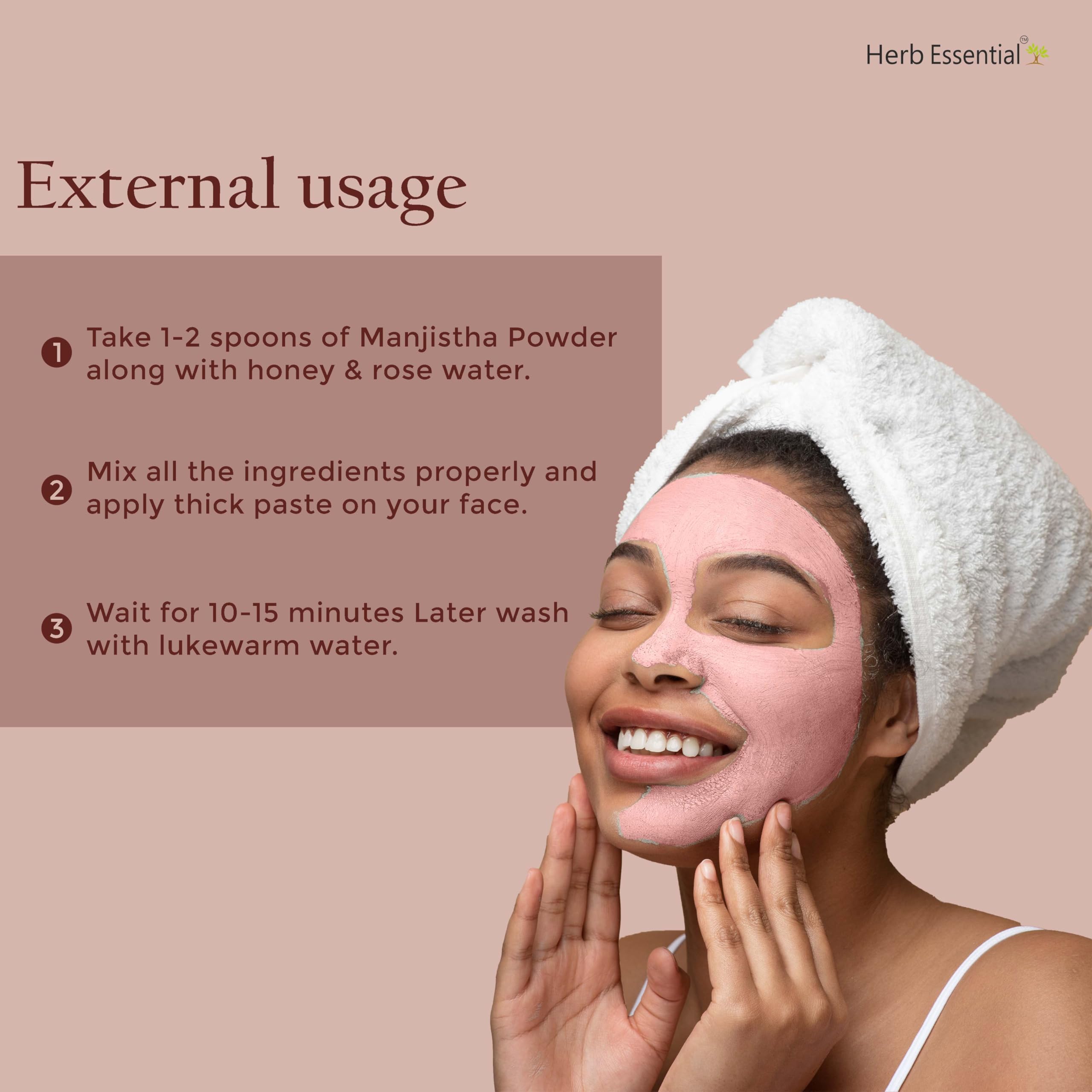 Pure & Natural Manjistha Powder (200g) - Organic Herb Essential for Glowing Skin, Healthy Hair & Face Care | Perfect for DIY Beauty Masks, Ayurvedic Treatments & Holistic Wellness