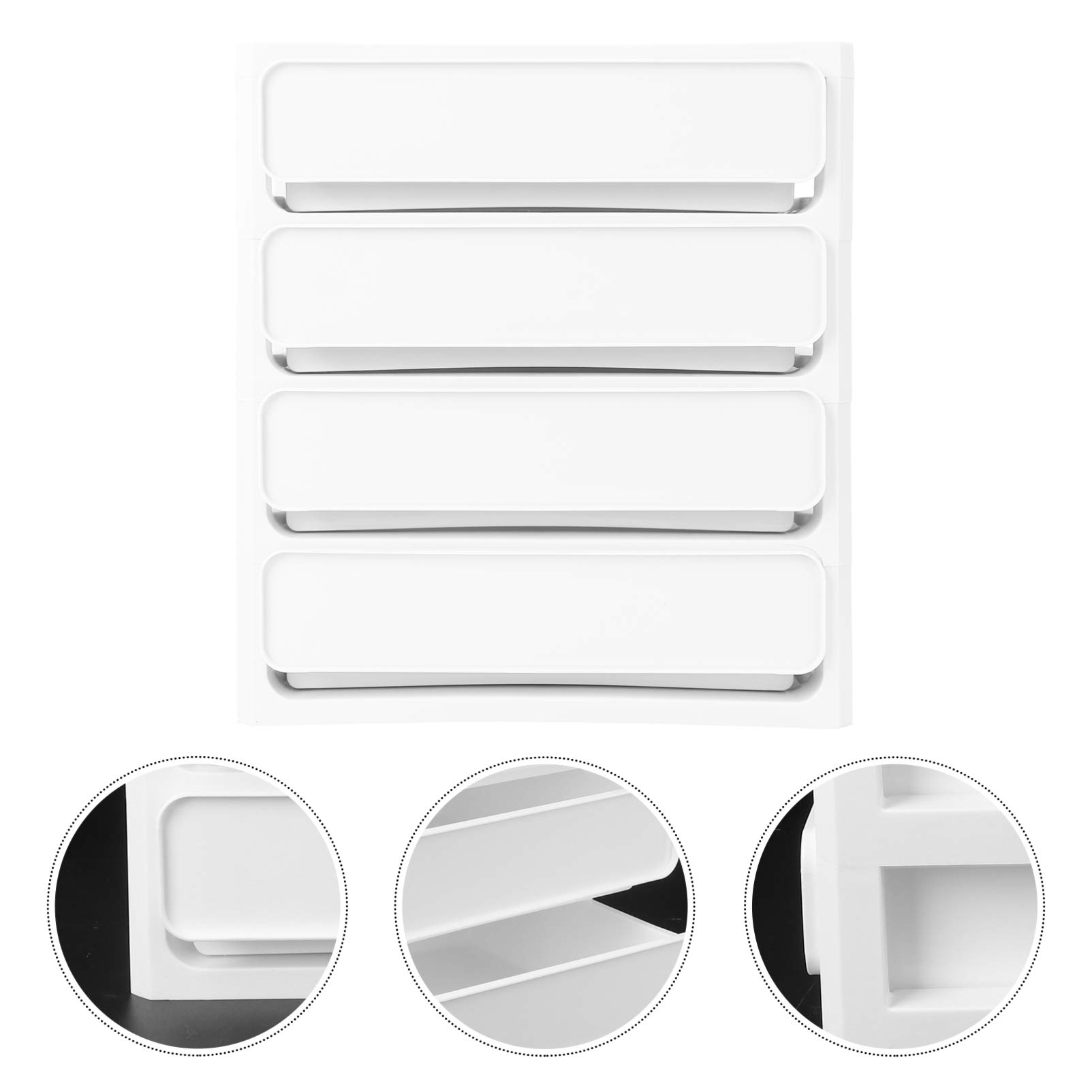 Cabilock 4 Drawer Makeup Organizer - Plastic Vanity Cabinet with 4 Layers, Jewelry & Cosmetic Storage Box for Bedroom, Bathroom & Home Office - Perfect for Organizing Makeup, Accessories & Small Items