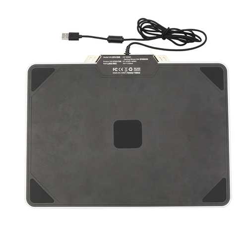 ACE RGB Backlit LED Gaming Mouse Pad - Non-Slip Hard Surface for PC & Laptop - Perfect for Esports, Office Work & Streaming Setup