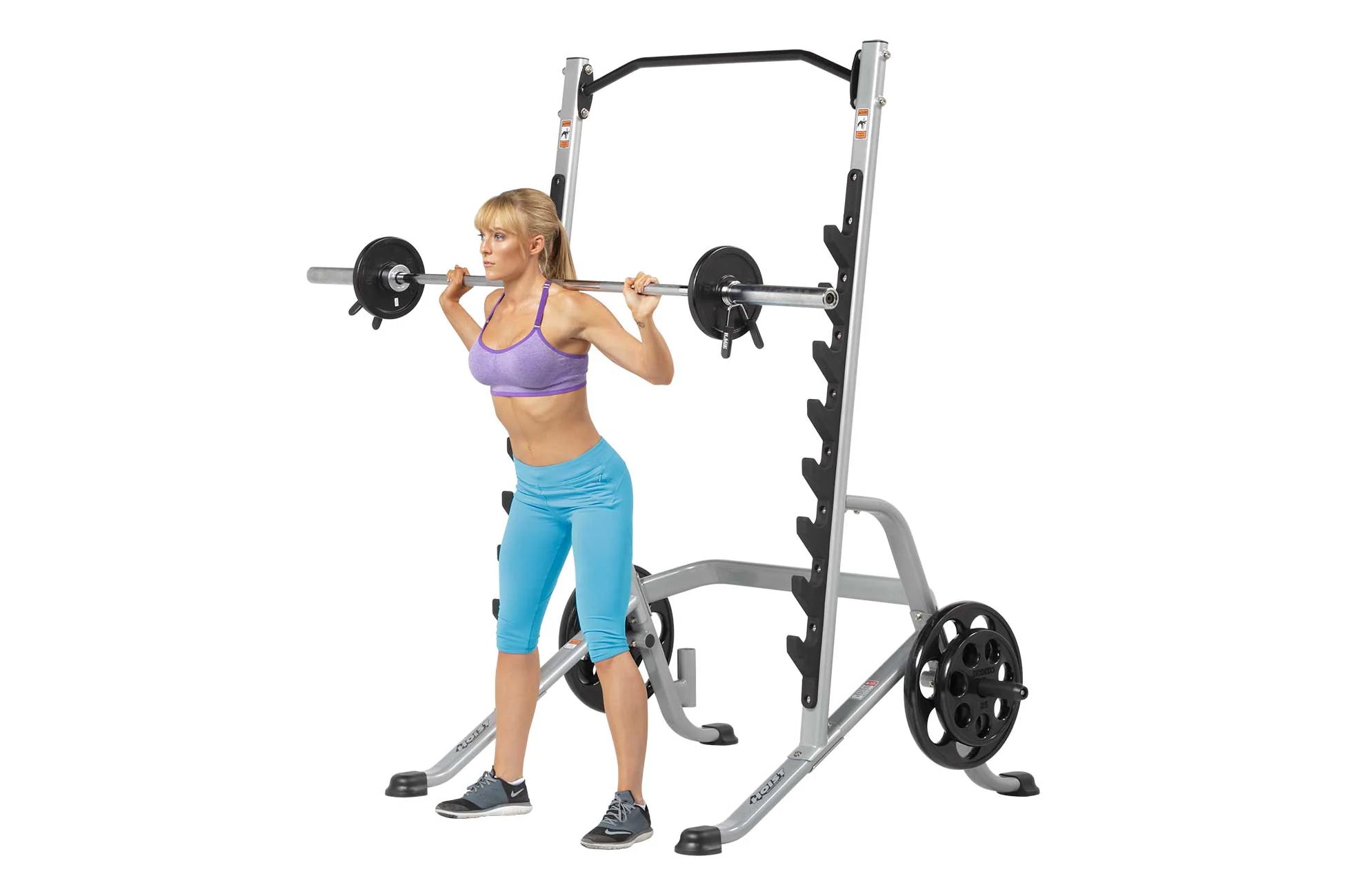 Hoist HF-5970 Multi-Purpose Squat Rack for Home Gym - Power Cage for Weightlifting, Strength Training & CrossFit Workouts | Perfect for Garage & Basement Gym Setup