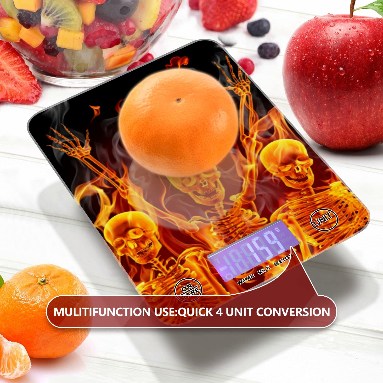**Waterproof Digital Kitchen Scale - Food Scale with Ounces & Grams for Cooking, Baking, and Weight Loss | Accurate & Durable for Home & Professional Use**