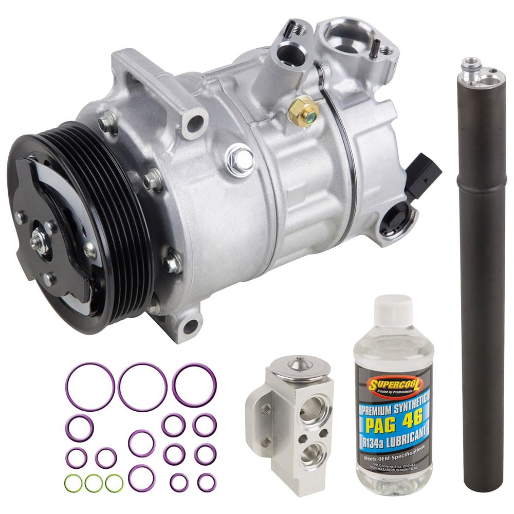 OEM AC Compressor with A/C Repair Kit for Audi TT & TT Quattro & VW GTI - BuyAutoParts 60-83890RN | Perfect for AC System Repair & Maintenance