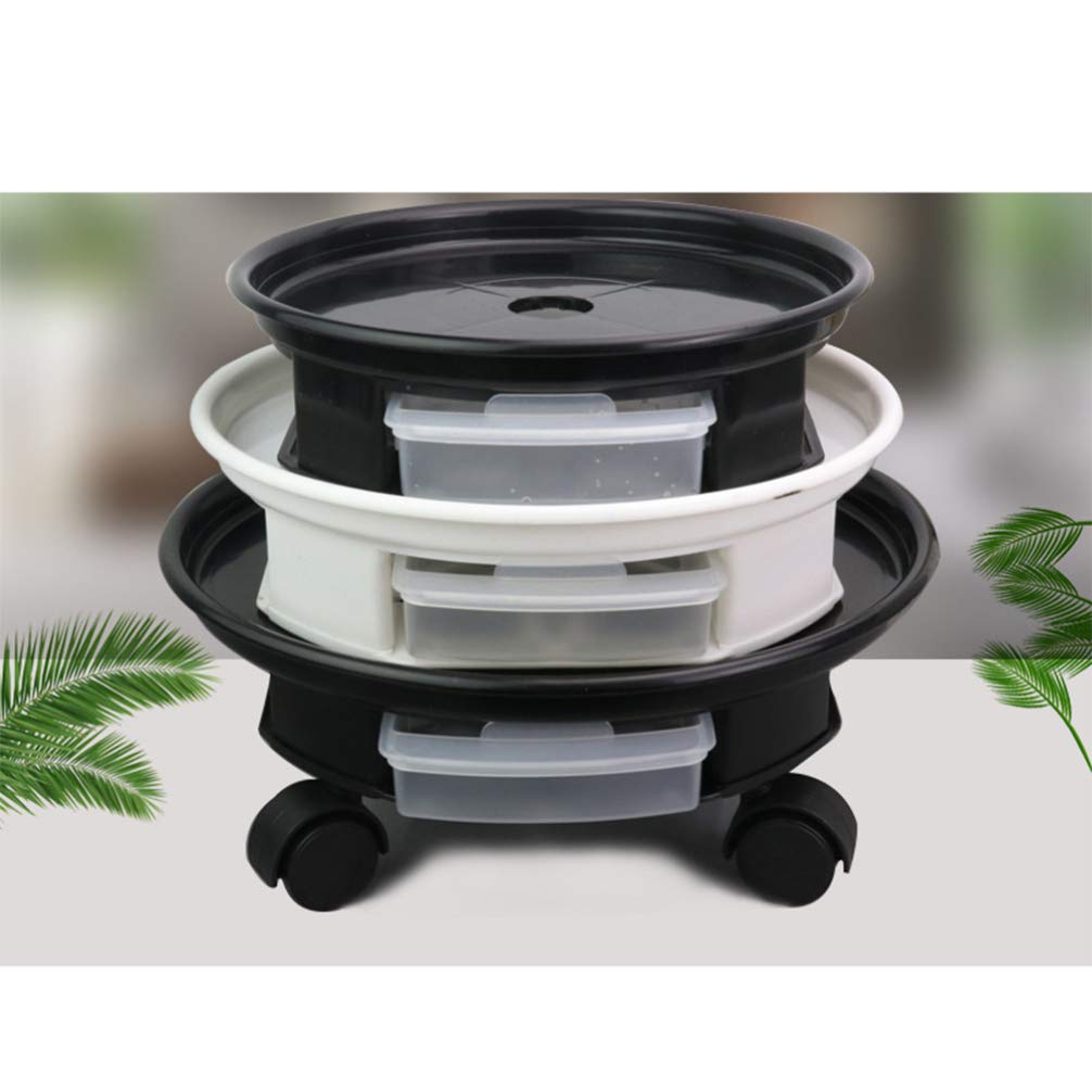 DOITOOL Flower Pot Base Tray - Plant Saucer Drip Tray for Indoor/Outdoor Potted Plants - Perfect for Home, Garden, and Office Decor