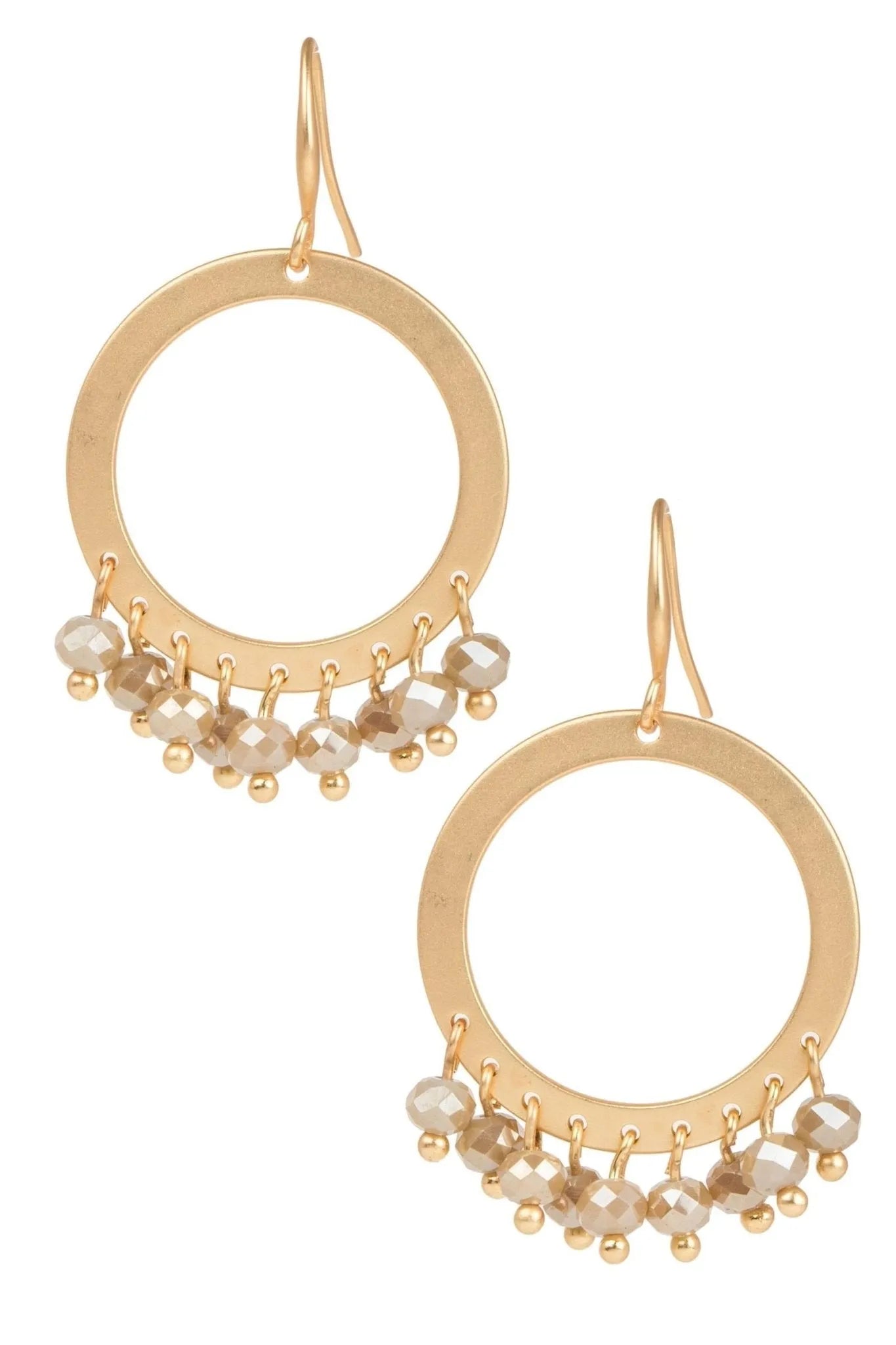 Perfect Circle Earrings for Women - Minimalist Gold Hoop Earrings for Everyday Wear - Ideal for Office, Date Night & Casual Outfits