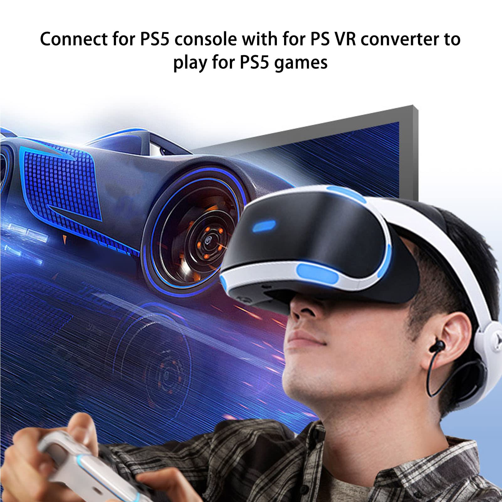 Annadue PSVR Adapter for PS5 & PS4 - Camera Adapter Cable & VR Converter for PlayStation 5 Console | Connect PS4 Camera to PS5 | Perfect for VR Gaming & Streaming Setup