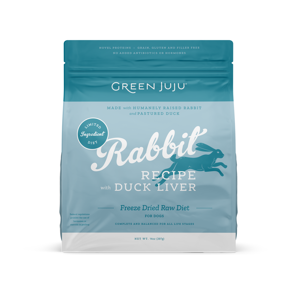 Premium Freeze-Dried Raw Rabbit & Duck Liver Dog Food - Grain-Free, High-Protein Diet for Dogs - Perfect for Training Treats, Meal Toppers & Raw Feeding