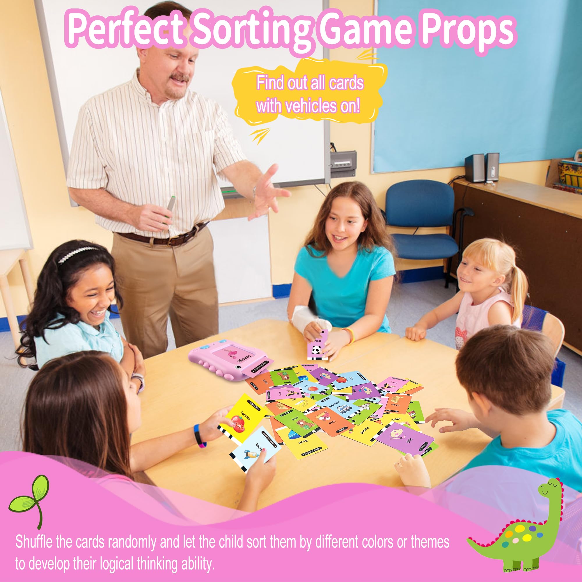 Toddler Talking Flash Cards 234 Words - Educational Toys for 2-5 Year Olds - Speech Therapy & Preschool Learning - Perfect for Home & Classroom Use