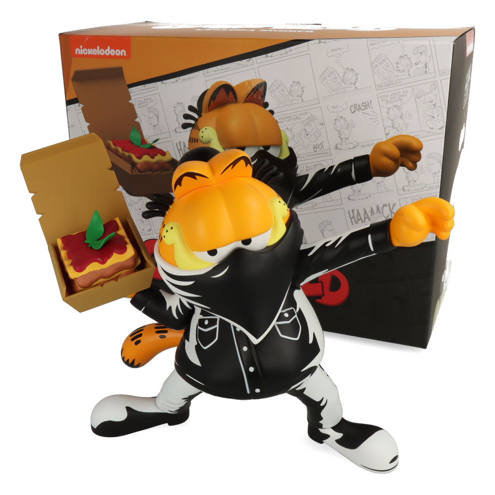 Garfield Lasagna Bomber Jacket by Ndikol - Fun Cartoon Character Coat for Cosplay, Halloween & Casual Wear