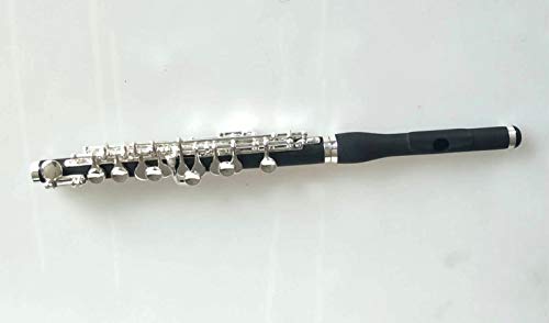 Professional Silver Plated Piccolo in C Key - Excellent Sound Quality & Advanced Technique for Band, Orchestra & Solo Performances