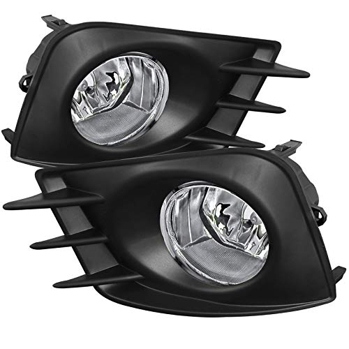 Scion tC Fog Lights Replacement Kit - Clear Driving Bumper Lamps with Bulbs & Switch for 2011-2013 Models | Perfect for Night Driving & Enhanced Road Visibility