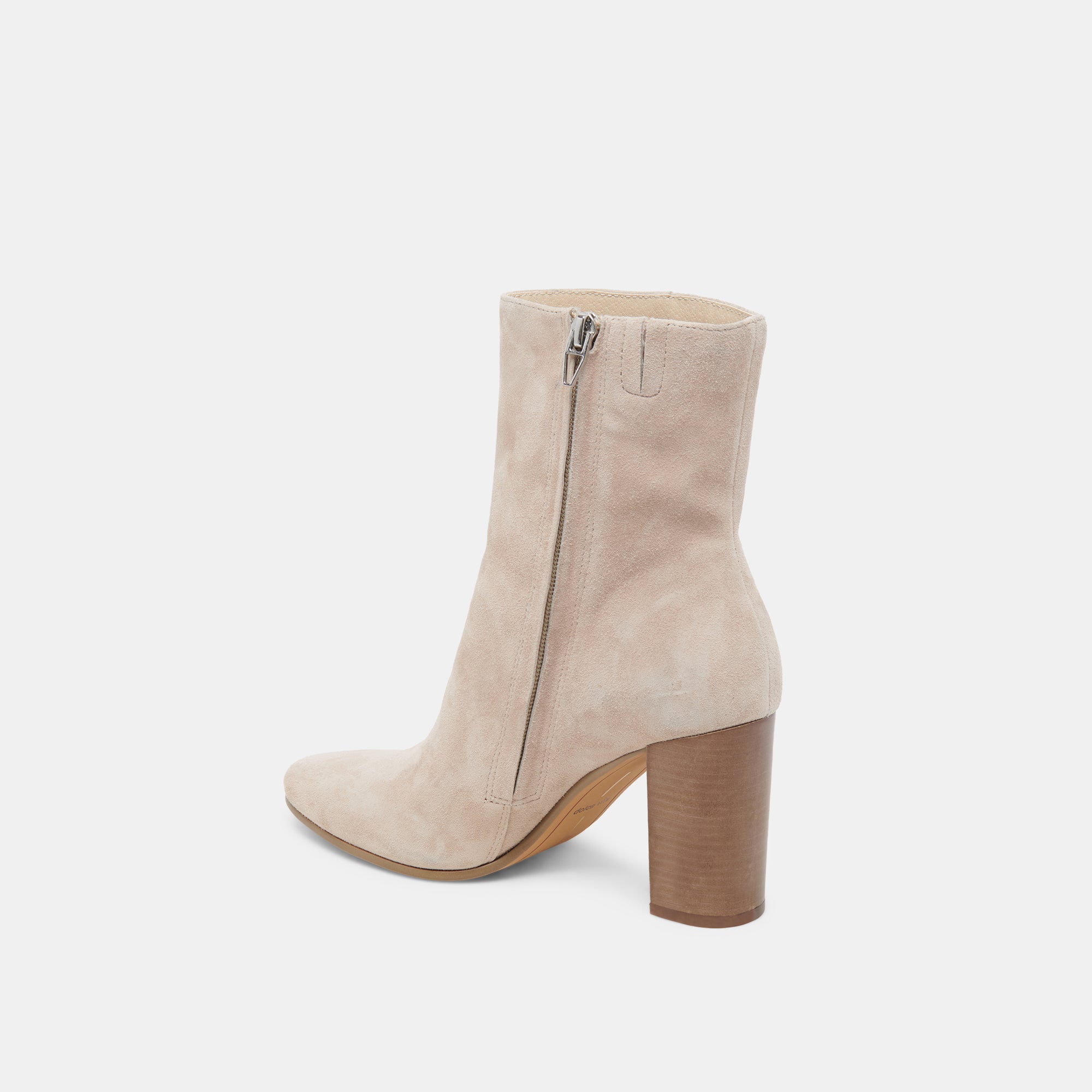 Suzy Taupe Suede Booties for Women - Comfortable & Stylish Ankle Boots for Fall & Winter Fashion, Office, and Casual Outings