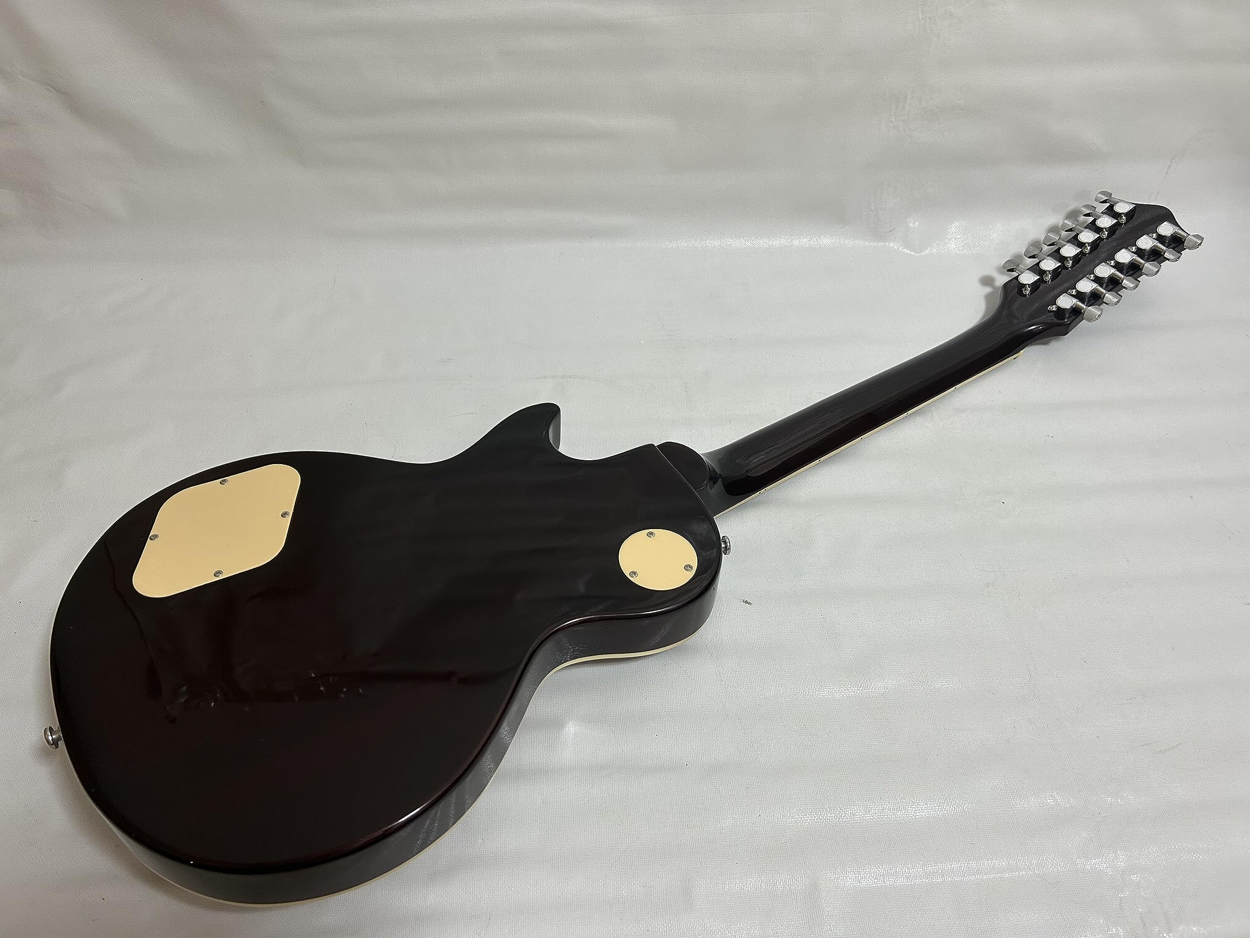 12 String Electric Guitar in Cherry Burst Finish with Free Gig Bag - Perfect for Live Performances, Studio Recording & Rock Music