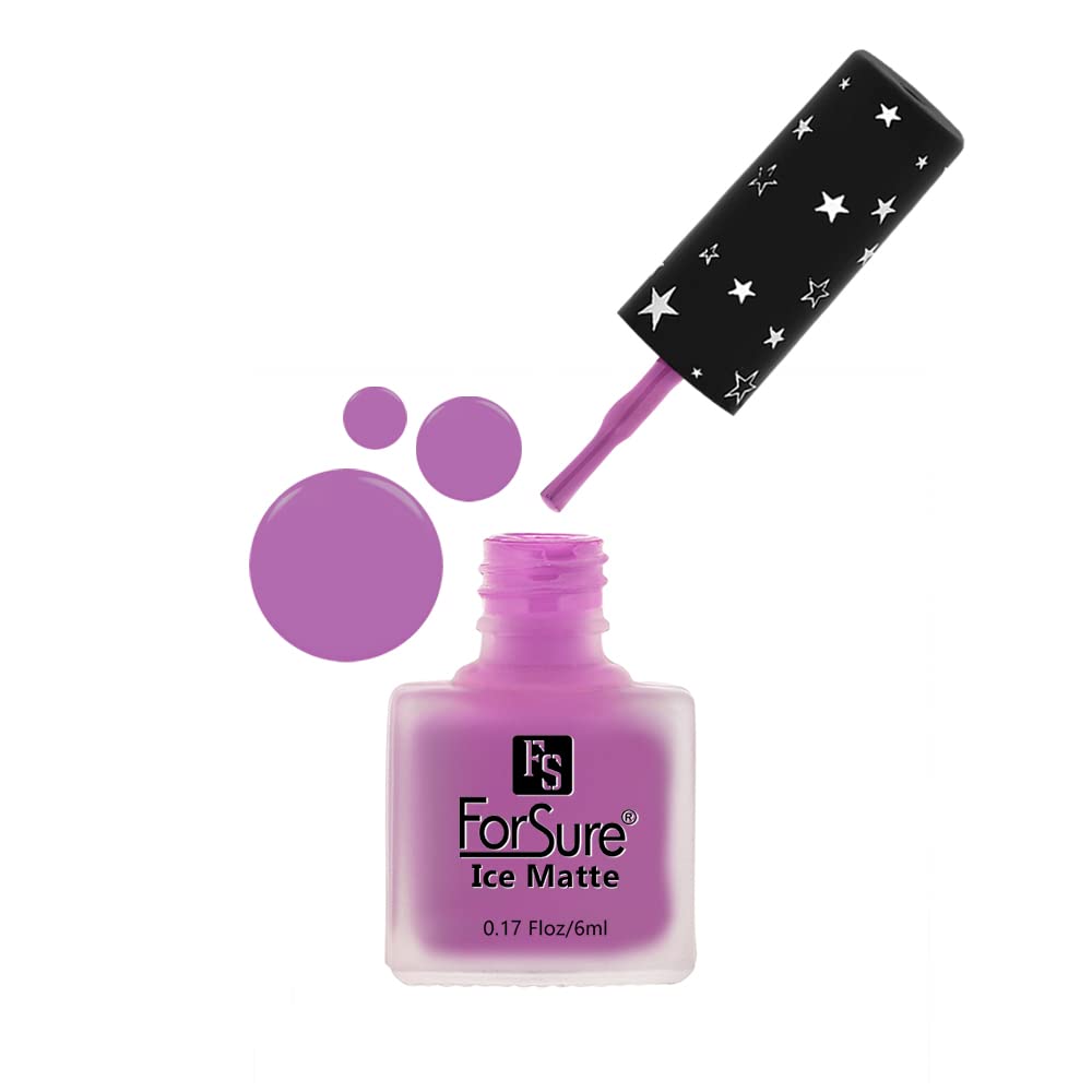 ForSure® Ice Matte Nail Polish Set - 12 Piece Multicolor Nail Paint Kit with Long Lasting Formula (FSMNP_02) | Perfect for Salon, Home Manicures, Parties & Gift Giving