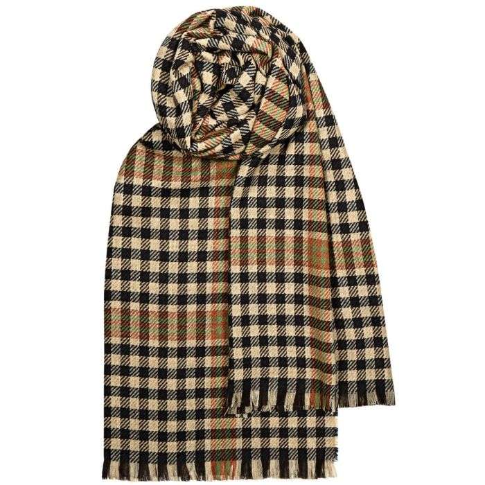Burns Antique Tartan Luxury Fine Wool Stole - Premium Scottish Plaid Shawl for Women, Soft Warm Wrap for Fall & Winter, Perfect for Parties, Weddings & Office Wear