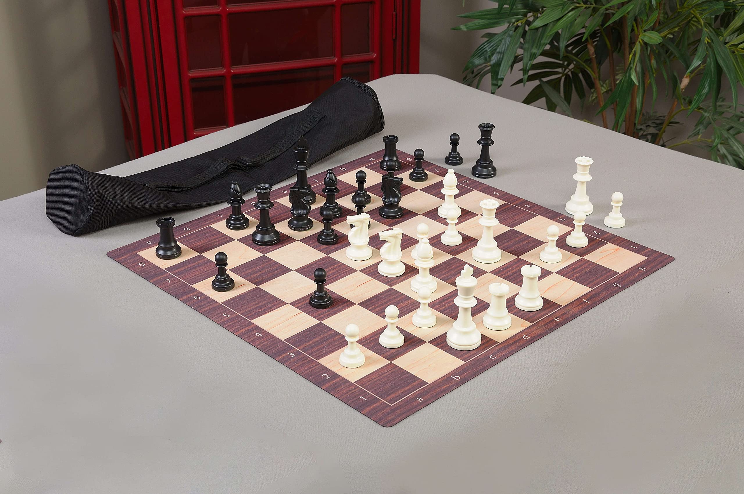Premium Weighted Chess Set - Indian Rosewood by The House of Staunton | Tournament & Home Play | Luxury Wooden Chess Board Game for Adults & Collectors | Perfect for Gifts, Office Decor & Strategy Enthusiasts