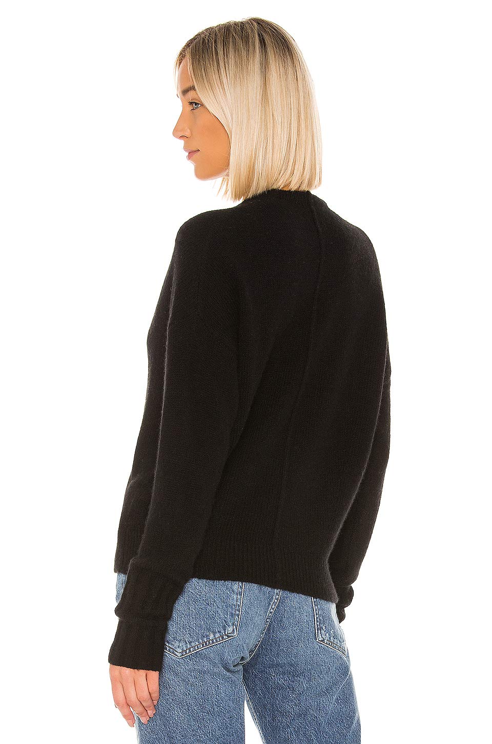 360 SWEATER Women's Karlie Sweater - Soft Knit Pullover Sweater for Women, Black, Size S | Perfect for Fall Winter Fashion, Office Wear & Casual Outfits