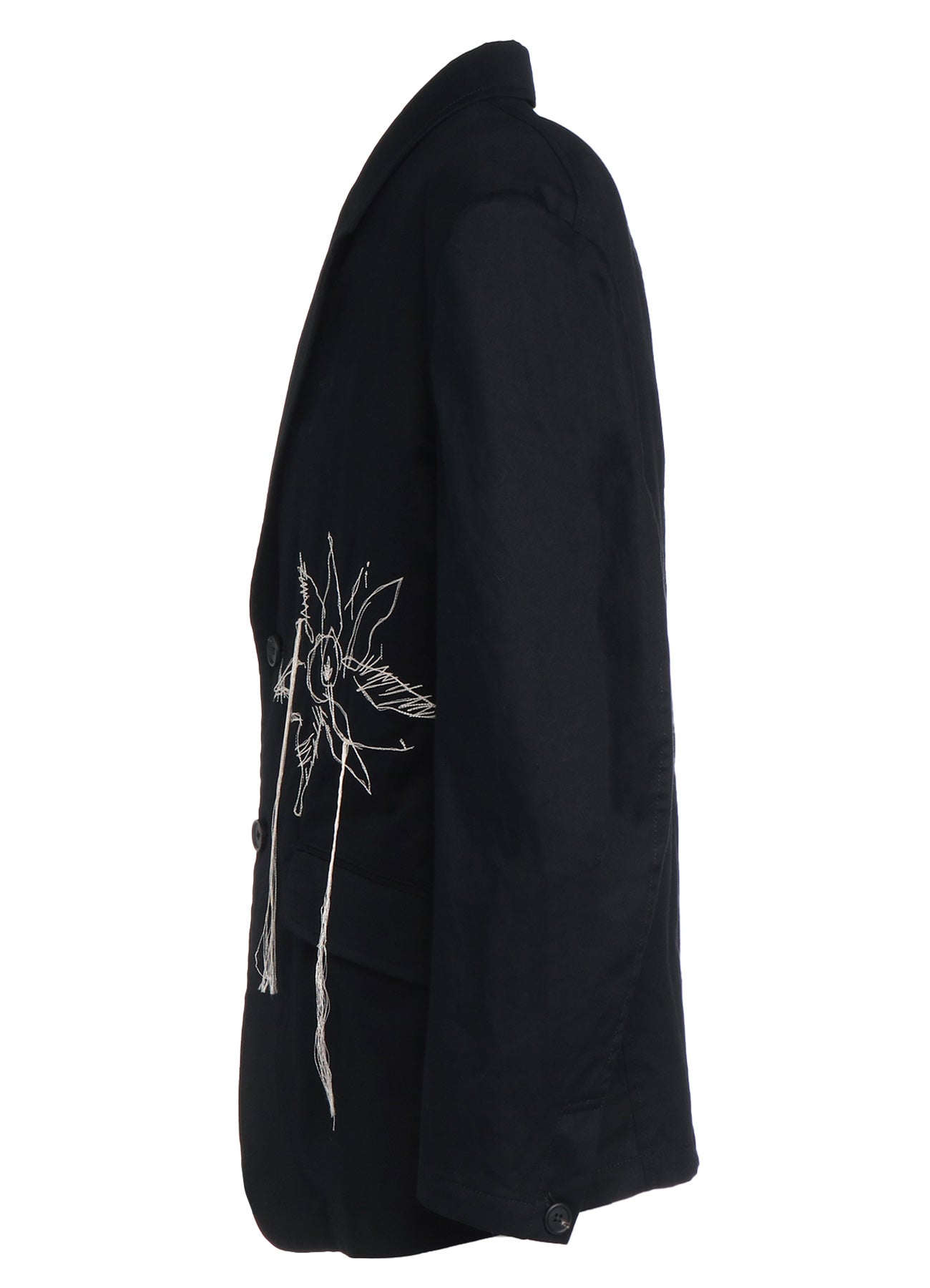 Stylish Cotton Twill 'Queen of the Night' Embroidered Jacket for Women - Perfect for Evening Parties, Date Nights & Special Occasions