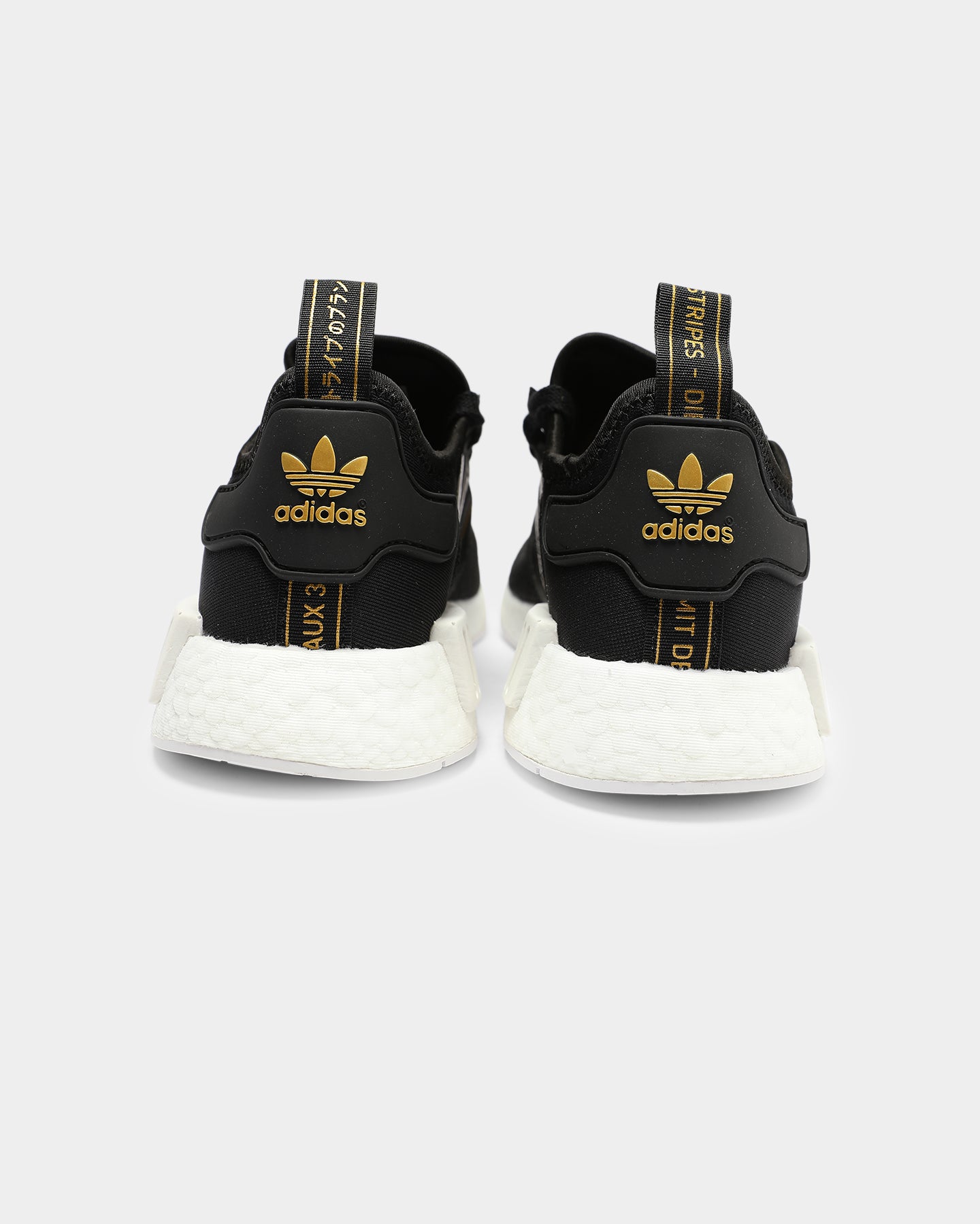 Adidas Women's NMD_R1 Running Shoes - Black Gold White Colorway | Lightweight Comfortable Sneakers for Women | Perfect for Gym, Jogging & Casual Wear